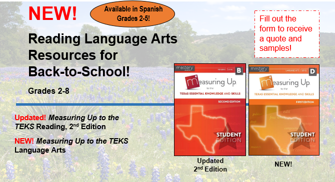NEW! Reading Language Arts Resources for Back-to-School!